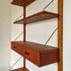 Danish wall shelf with one bay
