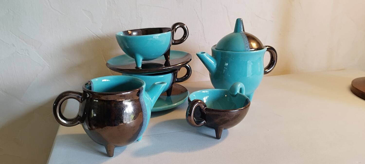 Vallauris tête-à-tête tea service
