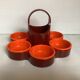 Servant flower with 6 orange cups Emsa