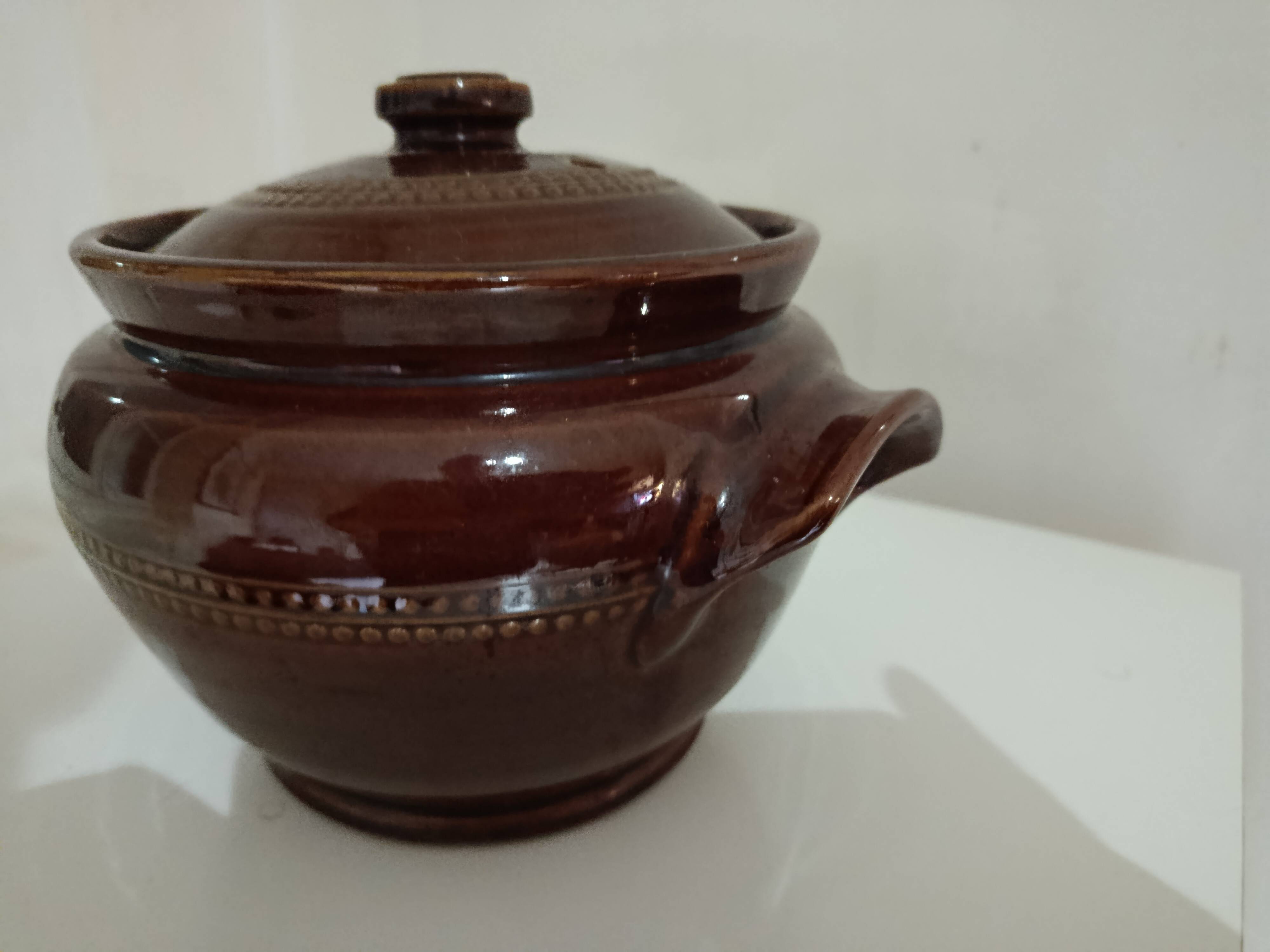 enameled stoneware soup tureen
