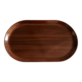 Wood imitation serving tray