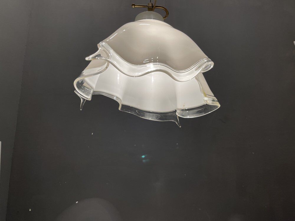 Mid-Century Italian Murano Glass Light Pendant