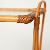 Scandinavian Woven Bamboo Magazine Rack