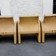 Trio Chairs club Italy 70's