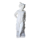 Statue de jardin en pierre reconstituée représentant un jeune faune