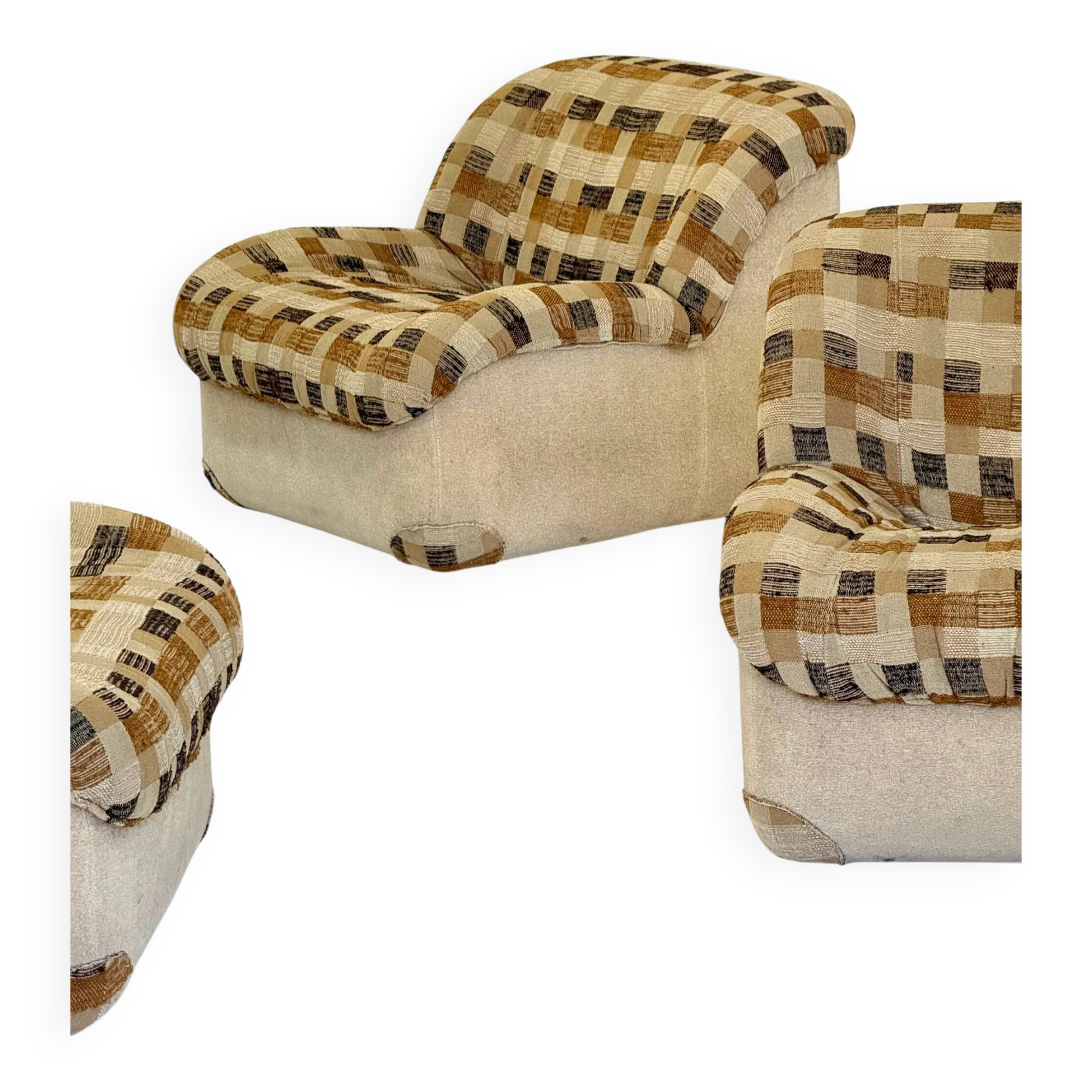 Fauteuils vintage Caprice par Henning Korch pour Swan