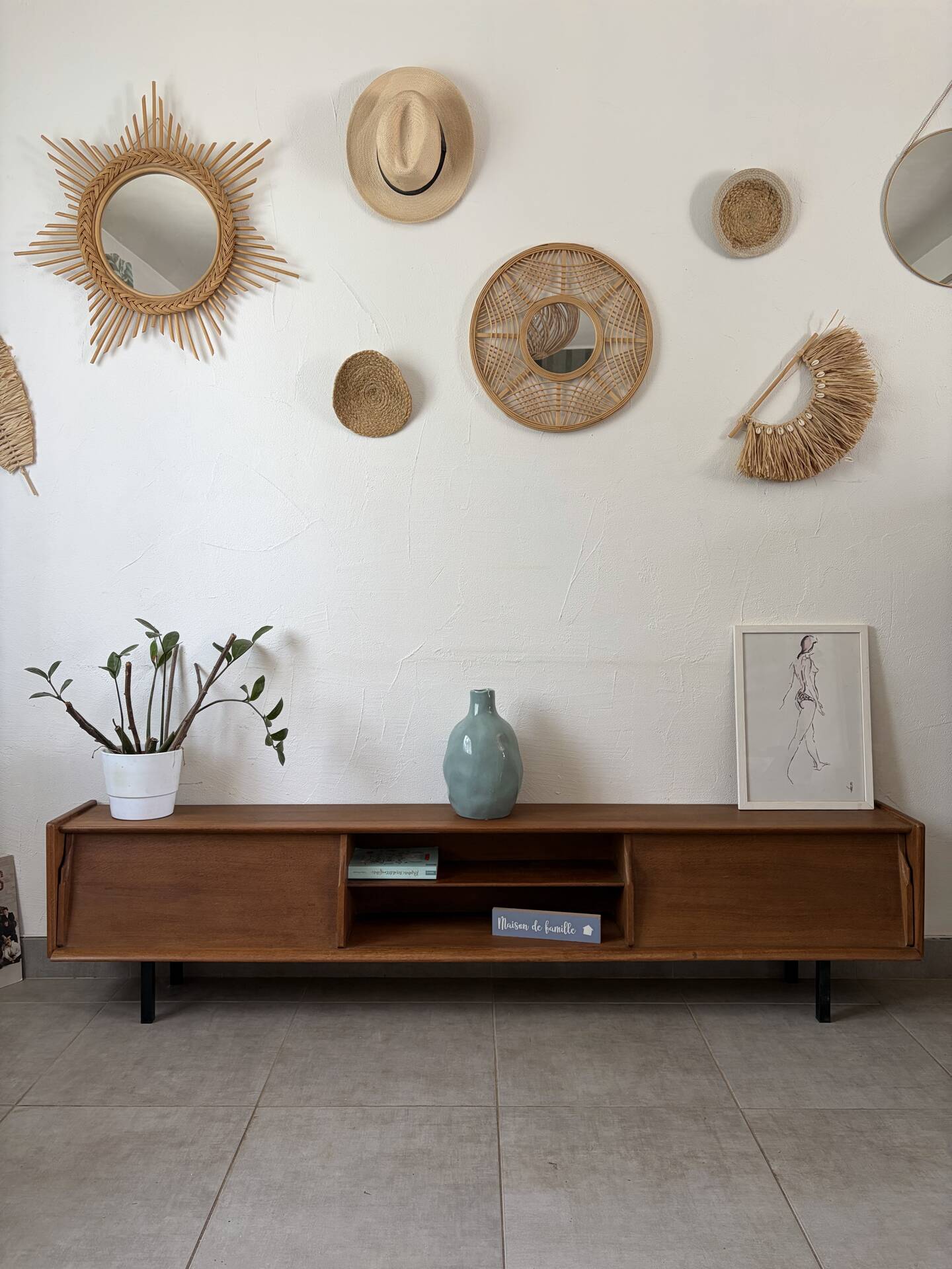 Vintage low enfilade (shallow)