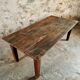 Table basse en châtaignier, France début du XIXe siècle