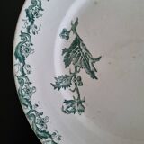 Antique plate in Saint Amand faience