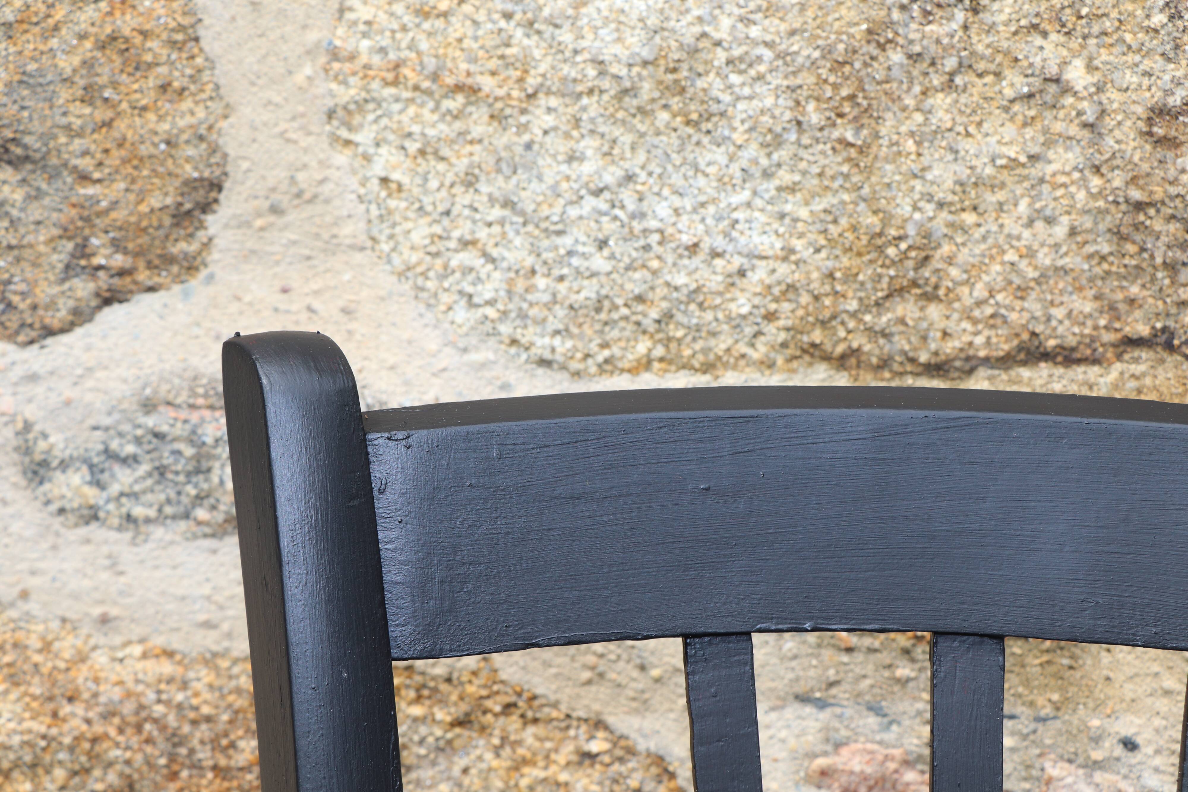 Vintage black bistro chair