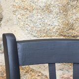 Vintage black bistro chair