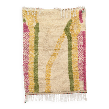 Colourful handwoven wool rug, 145 x 105 cm - P474