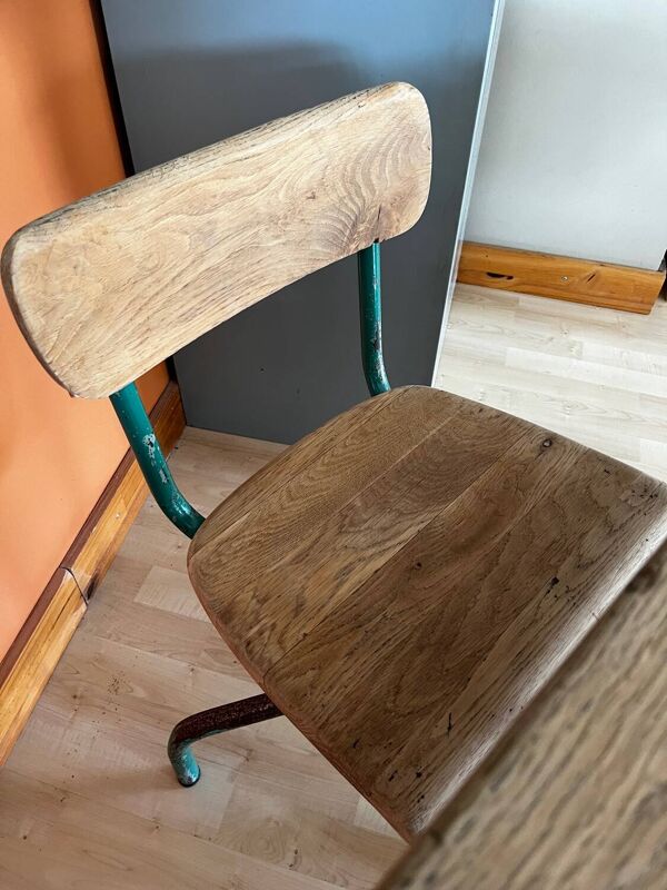 Bureau pupitre d’école années 50