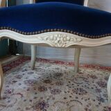 Armchair and chair style Louis XV