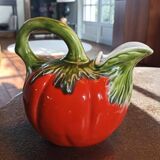 Tomato pitcher in slip - Italy