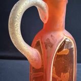 Enamelled carafe – In the style of FT Legras or Daum (E. Lachenal)