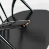 Rocking chair « IW3 » d'Illum Wikkelsø pour Niels Eilersen (Danemark, années 1950).