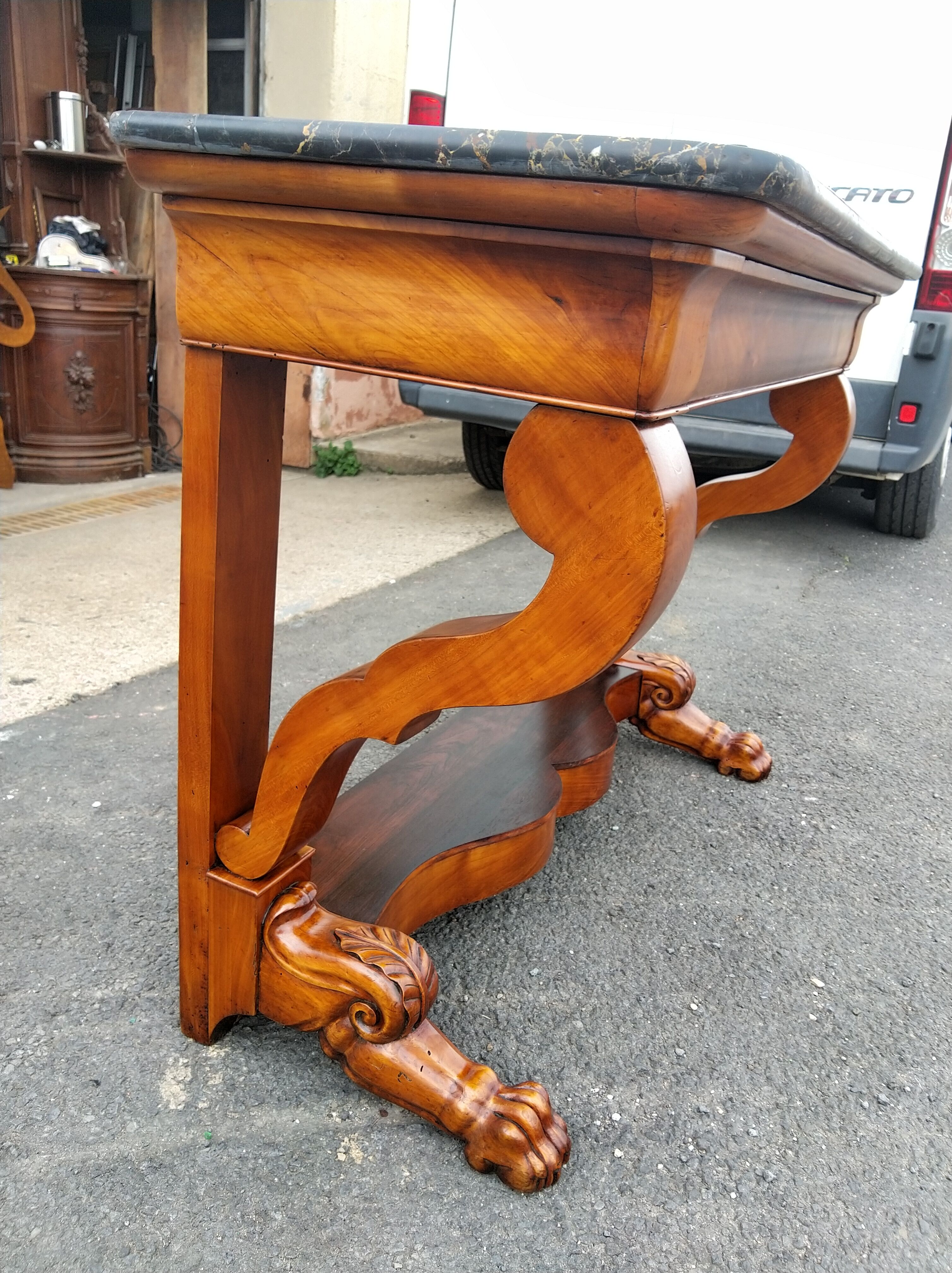 Console en merisier époque 1830