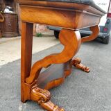Cherry wood console from the 1830s