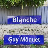 Plaque métro