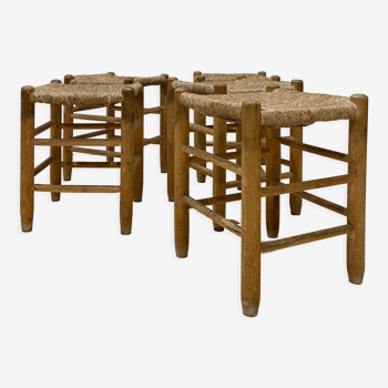 Rustic stools from the 1960