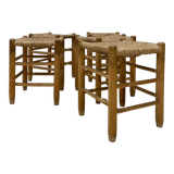 Rustic stools from the 1960