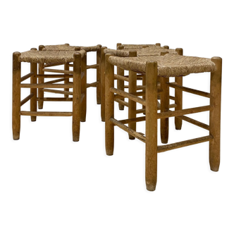 Rustic stools from the 1960