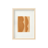 Monotype painting on paper - illustration Abstract Monotype painting on paper -M101 signed Eawy