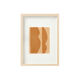 Monotype painting on paper - illustration Abstract Monotype painting on paper -M101 signed Eawy