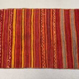 Old Turkish narrow Kilim Runner 405x49 cm shabby chic, vintage kelim