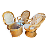 Rattan garden furniture