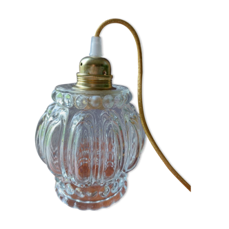 Bubble glass portable lamp
