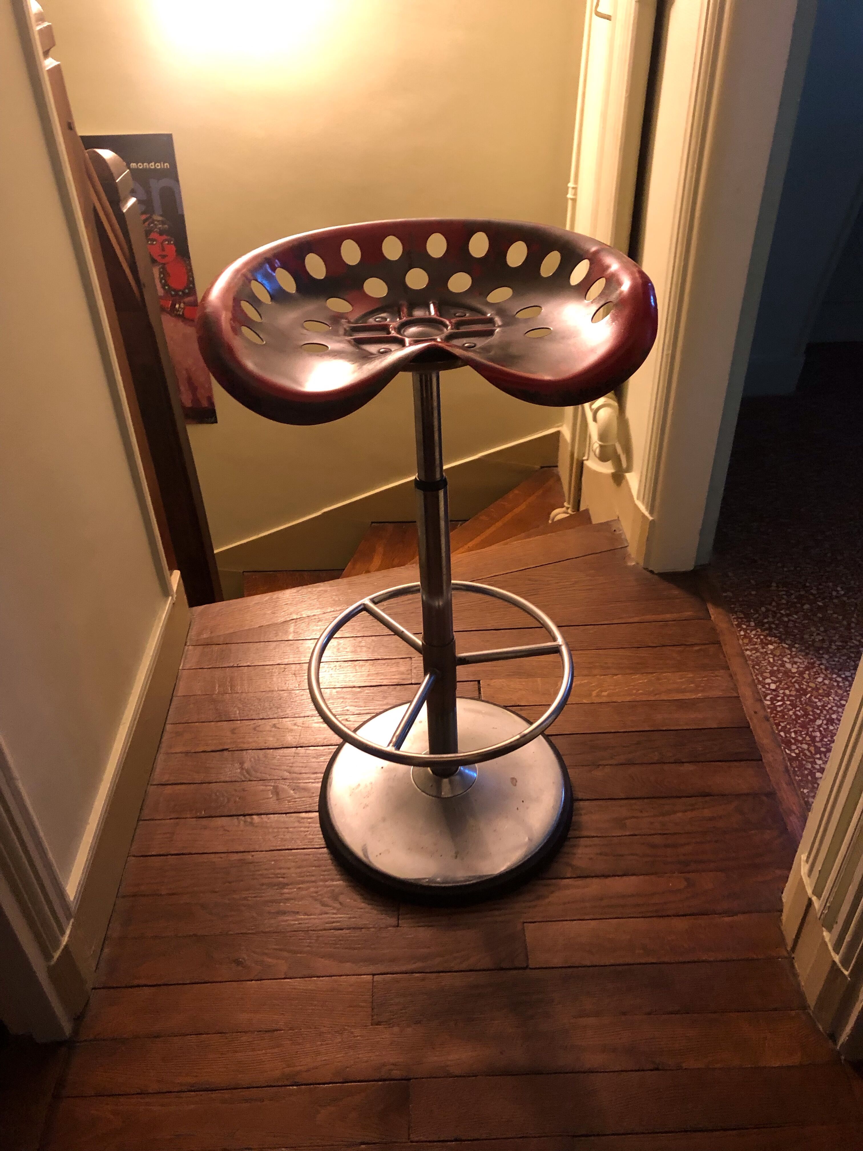 Stool Reaper Étienne Fermigier 70s vintage Mirima