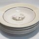 7 hollow plates Gien Japanese decoration France