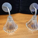 Pair of Baccarat tulip wall lights