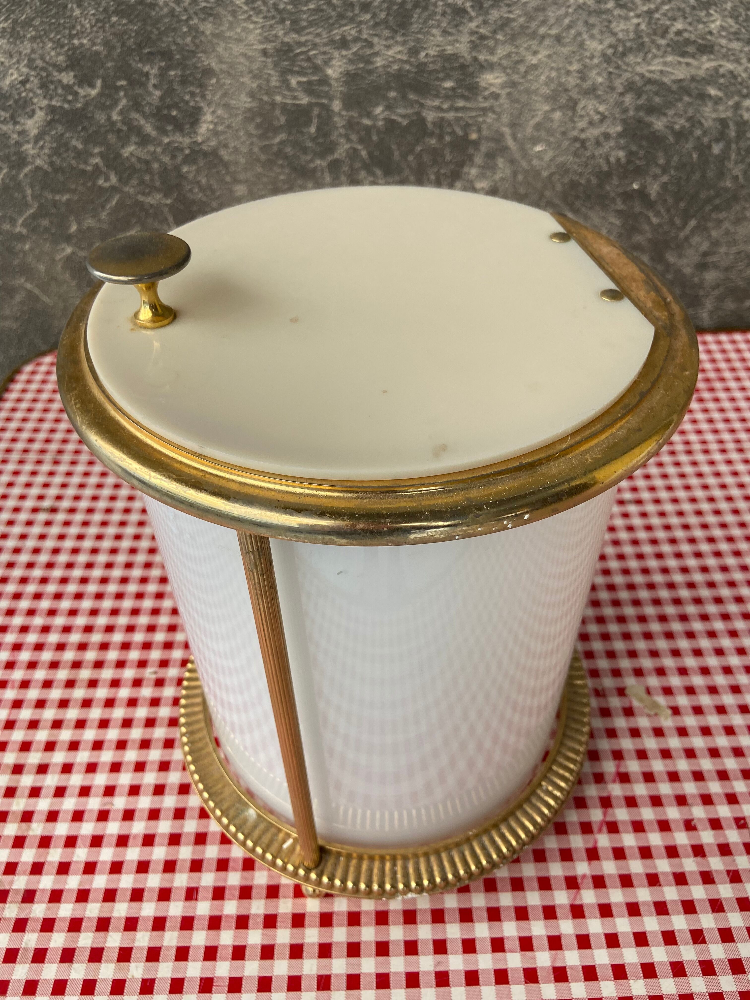 Opaline basket art deco style