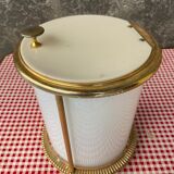 Opaline basket art deco style