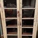 Beige lacquered teak sideboard