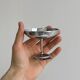 6 coupelles dessert en inox vintage