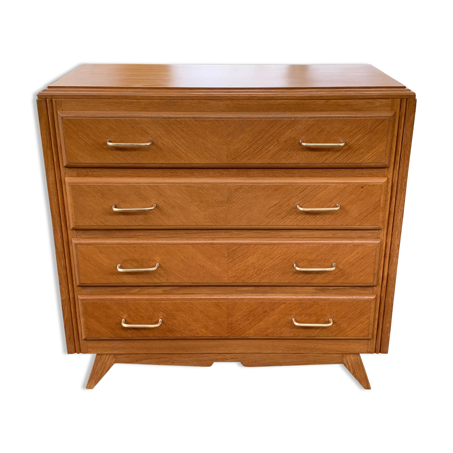 Vintage compass feet dresser