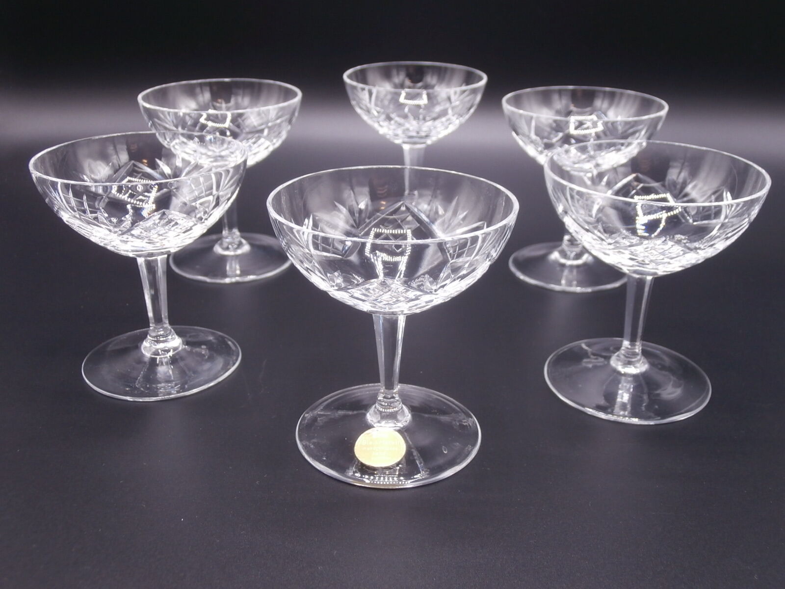 Set of 6 Crystal cups