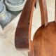 Fauteuil pivotant américain en chêne