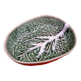 Ceramic cabbage leaf shaped bowl / dish
