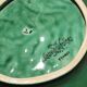 Duo dish dish in Sarreguemines cabbage leaf slip