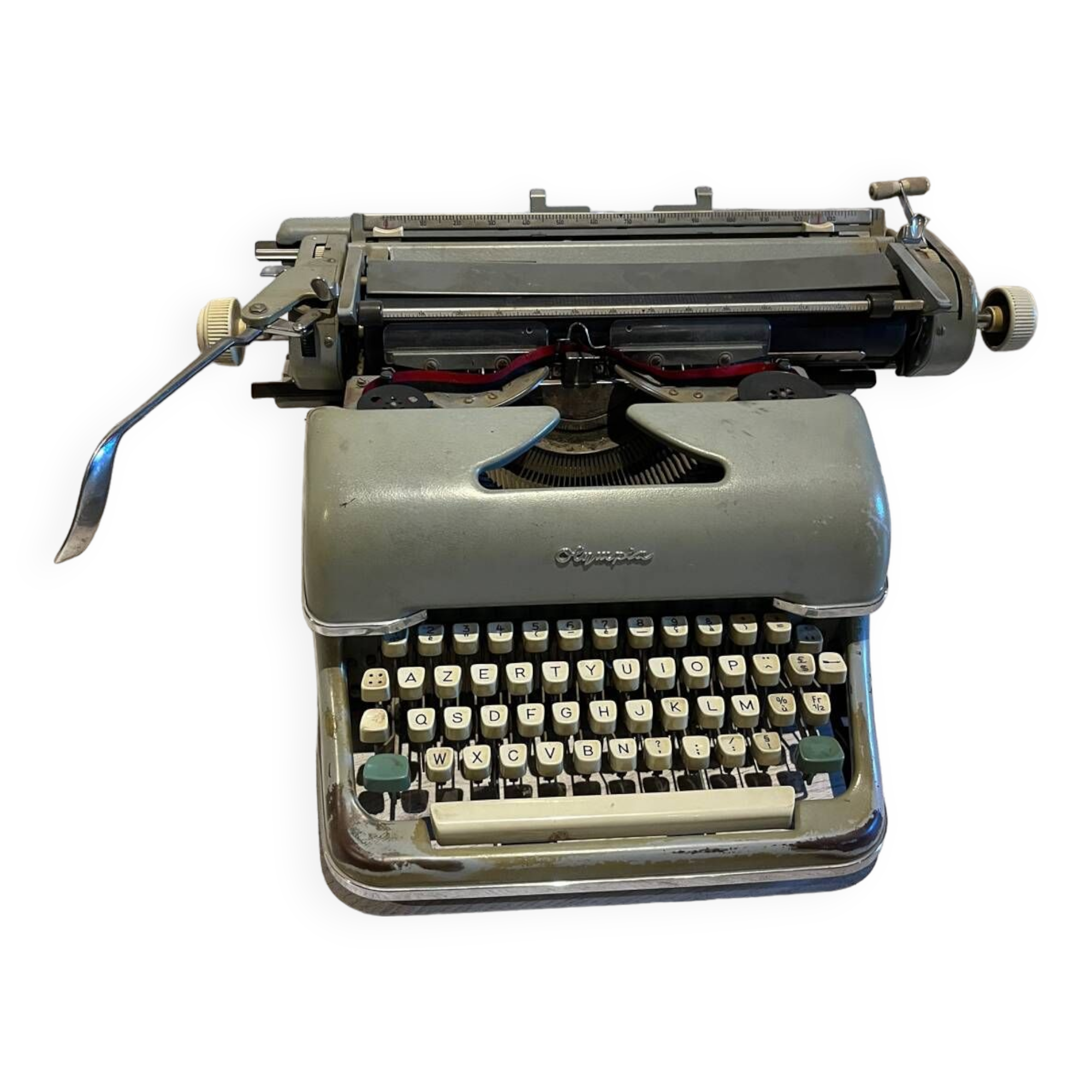 Machine à écrire vintage Olympia