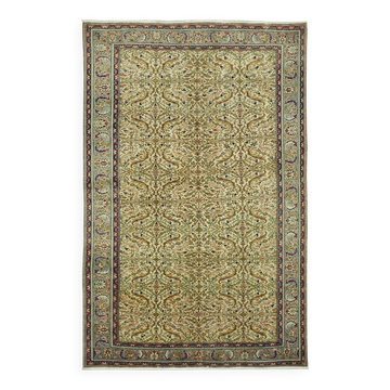 Turkish Wool Vintage Kayseri Rug 186 cm x 290 cm