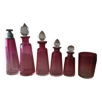 Pink bottles