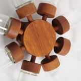 Scandinavian teak spice wheel digsmed 1964