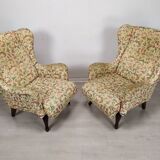 Pair of armchairs with ears
