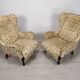 Paire de fauteuils a oreilles